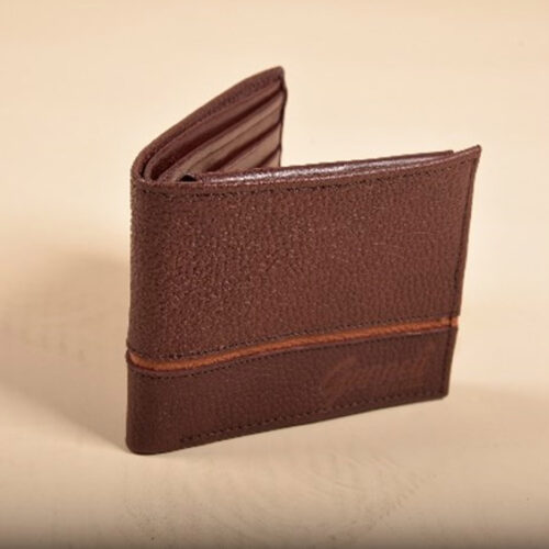 Billetera casual Marrón - con aplique Camel