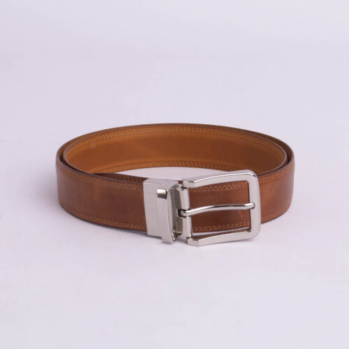 Correa de cuero estilo casual  - Camel