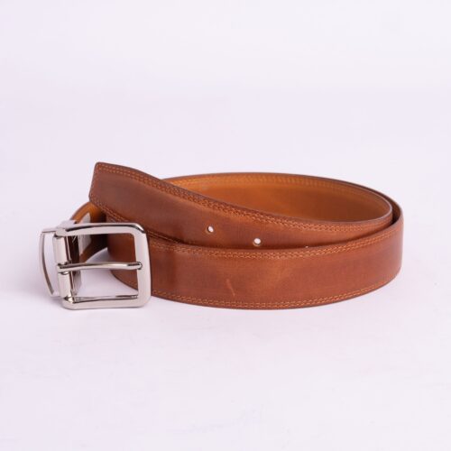 Correa de cuero estilo casual  - Camel