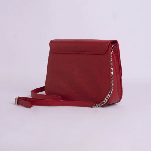 Cartera de cuero genuino - Rojo