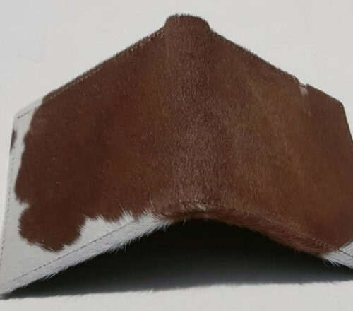 Billetera casual de cuero - Pelo fino vacuno